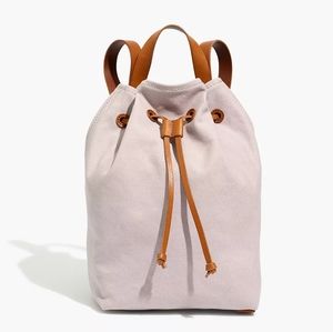 MADEWELL • Canvas Somerset Backpack in White